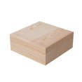 thumbnail image 3 of jifeng Wooden Storage Box Container Organizer Box for Home Organization Art Hobbies 20cmx20cmx8cm, 3 of 9