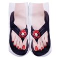 thumbnail image 1 of Chaussettes Imprimé Manucure Motif 3D Chaussettes de Course Amusantes Personnalisées pour Femmes, 1 of 2