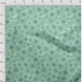 thumbnail image 4 of oneOone Georgette Viscose Light Mint Green Fabric Abstracts Craft Projects Decor Fabric Printed By The Yard 42 Inch Wide, 4 of 5
