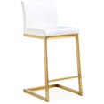 thumbnail image 1 of TOV Furniture Parma White Vegan Leather Counter St, 1 of 5