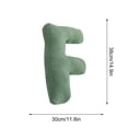thumbnail image 3 of Decorative English Alphabet Letter Pillows Set - Soft Throw Cushions for Sofa, Bed, Car Interior Decor (38x30cm), 3 of 9