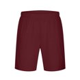 thumbnail image 4 of TIMIFIS Ensemble Court 2 Pcs pour Homme Rouge Tenues Chemises d'Été et Shorts Décontracté Col Rond Uni Blouse à Manches Courtes et Shorts Pantalon Ensemble Deux Pièces Automne, 4 of 8