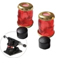 thumbnail image 4 of koolsoo 4 Pcs Coussinet de Remplacement Souple en PU pour Dessus et Dessous de Planche à Roulettes/camion, Rebâtir, Rouge Doré, 4 of 9