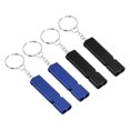 thumbnail image 1 of Unique Bargains Sifflet de Survie, Lot de 4 Sifflets de Sécurité à Son Fort pour la Randonnée, Noir, Bleu, 1 of 6