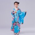 thumbnail image 3 of Sunnyoo Robe Kimono à Fleurs à Manches Longues pour Tout-Petites Filles, Robe Yukata Traditionnelle Japonaise, 3 of 3