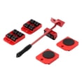 thumbnail image 2 of Furniture Lift Mover Tool Set with Adjustable Height Lifting Tool Lever & 4 Wheels, Furniture Mover Dolly Furniture Lifter Moving Sliders for Moving Heavy Furniture, 2 of 9