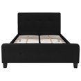 thumbnail image 2 of Tribeca Full Size Tufted Upholstered Platform Bed in Black Fabric, 2 of 6
