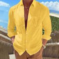 thumbnail image 2 of RKSTN Cardigan pour Homme Décontracté Mode Col Rabattu Chandail Uni Manches Longues Hauts en Coton Décontractés Stylés pour l'Automne, 2 of 9