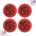 thumbnail image 3 of KAKOWELY warning light 4pcs Professional Universal Car Auto LED Door Opened Warning Light Safety Decorative Indicator Avoid Crash Flash Signal Light (3 Bulb Red), 3 of 5