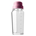 thumbnail image 1 of Kitchen Cups, Ongmies Square Glass Milk Bottle with A Silicone Dispenser Cap Glass Juice Bottles with Airtight Screw Lid Drinking Bottles with Capacity Marks, Glass&Bottle, 1X Manhattan Glass Shaker, 1 of 9