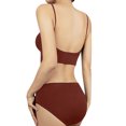 thumbnail image 3 of Bras Plus Size Women Convertible Bra Feature V-Neck Soft Bra Style W-785 Wine L, 3 of 4