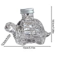 thumbnail image 3 of Glass Jar Large Turtle-Shaped Candy Jar Airtight Snack Container for Coffee Pods & Kitchen Storage with Lid(White,1Pcs) Rkxzt, 3 of 9