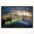 thumbnail image 4 of Design Art New York Sous Un Ciel Nuageux  Sur Toile Encadrée, 4 of 5