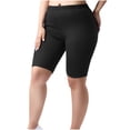thumbnail image 1 of Women Plus Size Biker Shorts Gym Workout Running Yoga Athletic Shorts, 1 of 6