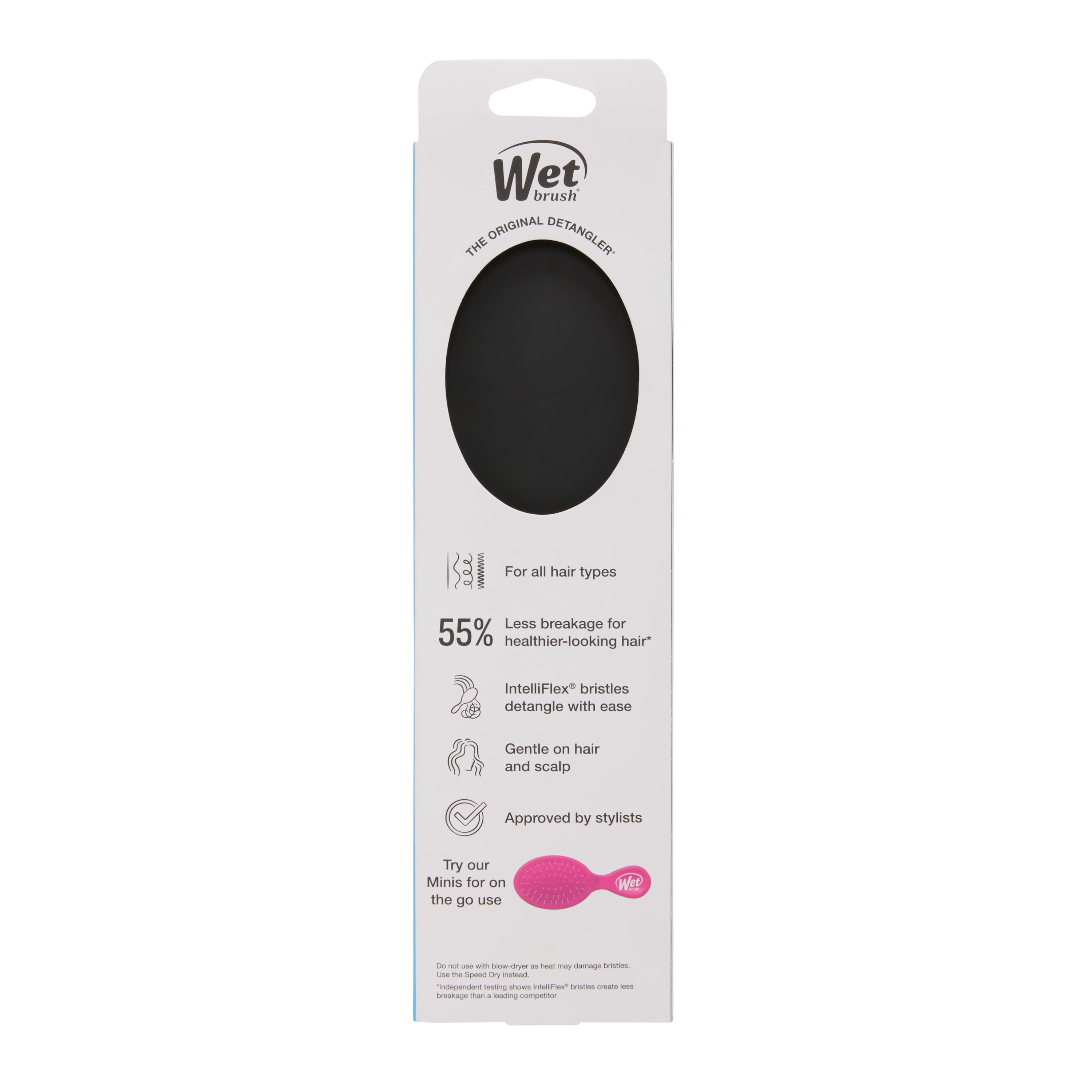 Wet Brush Original Detangler Black Matte - 1CT