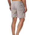 thumbnail image 4 of KIHOUT Short d'Été Rabais Mode Homme Uni Taille Élastique Taille Mi-Haute Ample Poches Bandage Short, 4 of 4