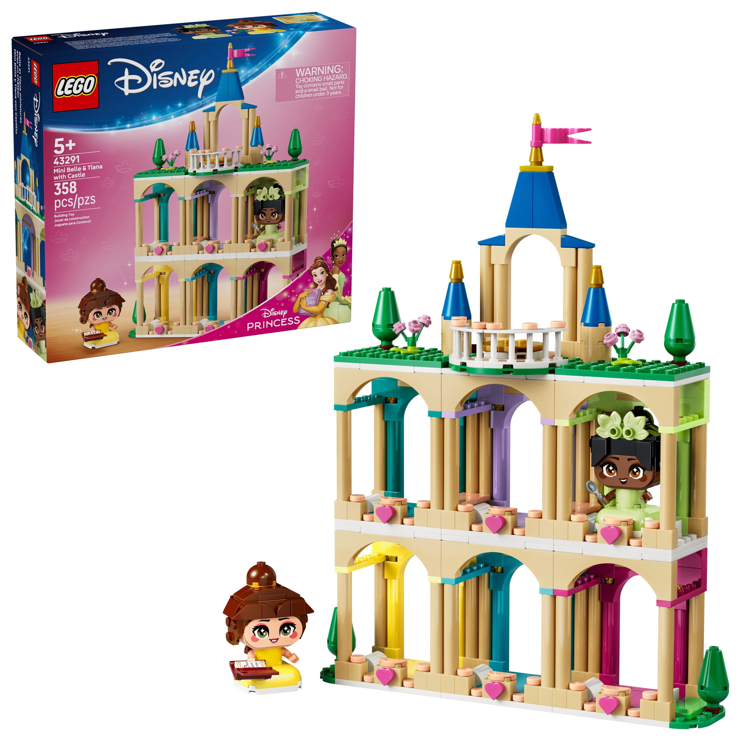 LEGO Disney Princess Belle et Tiana Miniatures avec un Château 43291