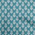 thumbnail image 1 of oneOone Tissu Polyester Lycra Bleu Sarcelle Tissu pour Robe Tissu Imprimé au Mètre 56 Pouces de Large, 1 of 5