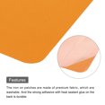 thumbnail image 4 of Uxcell 6 Pcs Iron on Patches Fabric Repair Patches for Clothes Orange, 4 of 6