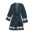 thumbnail image 2 of Gift TIMIFIS Women Fleece Robe Short Plush Robes for Womens With Hood Soft Warm Spa Bathrobe Soft Fuzzy Bathrobe Spa Robe Winter Warm Pajamas Shower NightgownFlash, 2 of 6