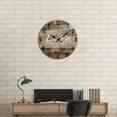 thumbnail image 2 of Agiferg European Style Creative Wooden Living Room Bedroom Decoration Round Wall Clock, 2 of 3
