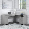 thumbnail image 2 of Bush Furniture Fairview L Shaped Desk with Drawers and Storage Cabinet, 60W, Cape Cod Gray, 2 of 5