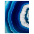 thumbnail image 2 of Design Art Blue Agate Crystal Abstract Digital Art Canvas Print, 2 of 3