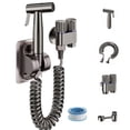 thumbnail image 1 of BUYISI Buse de Rinçage à Haute Pression pour Toilettes, Compagnon de Robinet, Ensemble de Buse de Bidet de Salle de Bain, Gris Foncé A, 1 of 9