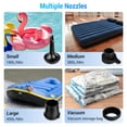 thumbnail image 4 of Electric Air Pump, Portable Air Mattress Pump Rechargeable Mini Inflator Air Pump for Inflatables, Pool, 4 of 7