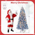thumbnail image 3 of Costway 7 FT Artificial Christmas Tree, with 340 Warm White LED Lights 8 Lighting Modes, 3 of 10