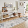 thumbnail image 2 of x Area Rug Living Room Rugs Washable Neutral Modern Abstract Soft Thin Large Rug Indoor Floor No Slip Rug Carpet for Bedroom Under Dining Table Home Office Decor Grey, 2 of 9