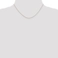 thumbnail image 2 of 14k Yellow Gold 16 Inch .6mm Round Link Cable Chain Necklace Pendant Charm, 2 of 9