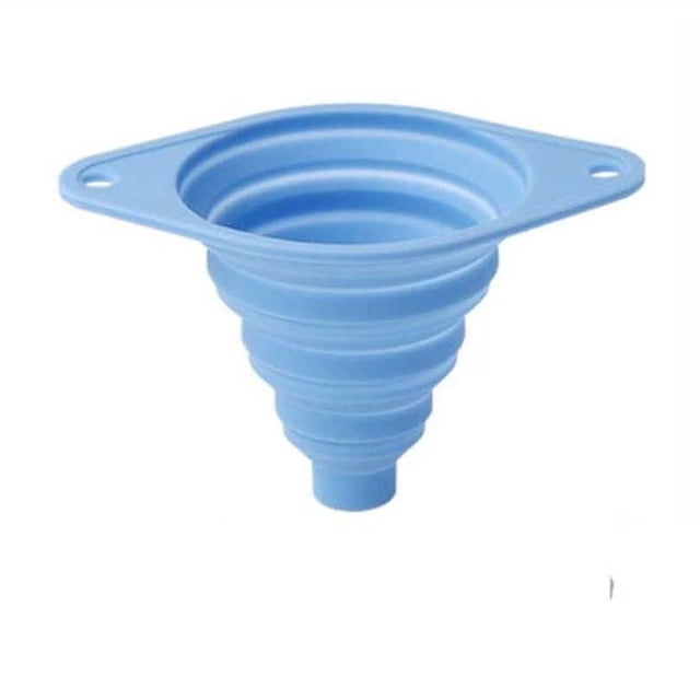 Silicone Funnel,Kitchen Folding Funnel,Small Large Funnel For Filling Bottles,Food Grade Collapsible Funnel For Oil Vinegar Wine Liquid Powder Transfer,Reusable Dishwasher Safe Kitchen Funnel
