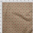 thumbnail image 3 of oneOone Tissu Polyester Lycra Pêche Floral Bloc Matériel de Robe Tissu Imprimé Tissu au Mètre 56 Pouces de Large, 3 of 4