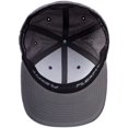 thumbnail image 4 of Hurley Men's Baseball Cap - Corp Stretch Fitted Hat, Size Small-Medium, Light Grey, 4 of 6
