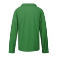 thumbnail image 5 of Yuyuzo Chemises à Manches Longues pour Femmes Col en V Couleur Unie Col Rond Tunique Chandail Tops Blouses, 5 of 5