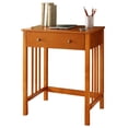 thumbnail image 3 of Convenience Concepts Designs2Go Mission Desk in Brown Oak Wood Finish, 3 of 7