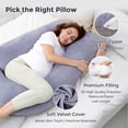 thumbnail image 3 of Momcozy U Shaped Pregnancy Pillow-Huggable, 3 of 11