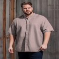 thumbnail image 2 of Chemise Classique à Manches Courtes pour Hommes Grande Taille Confort Signature Flex, 2 of 6