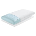 thumbnail image 1 of MARNUR Adjustable Memory Foam Pillow 27.5" x 15.7" with High-Support Removable Layer, Dual-Sided Pillowcase, Checkered Pattern, 1 of 11