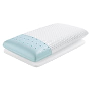 MARNUR Adjustable Memory Foam Pillow 27.5" x 15.7" with High-Support Removable Layer, Dual-Sided Pillowcase, Checkered Pattern