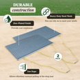 thumbnail image 2 of Yard Tuff ATV/UTV 5' x 3' Zinc Plated Field Surface Leveling Drag Mat (2 Pack), 2 of 10