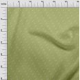 thumbnail image 3 of oneOone Tissu Flex Coton Vert Clair Minimal Rétro Matériau de Robe Tissu Imprimé au Mètre 40 Pouces de Large, 3 of 5
