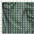 thumbnail image 4 of Soimoi Green Rayon Crepe Fabric Check Check Print Sewing Fabric Yard 46 Inch Wide, 4 of 5