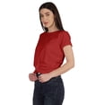 thumbnail image 3 of Inkmeso T-shirt Court d'Été à Nœud Torsadé à l'Avant pour Femmes à Manches Courtes, 3 of 8