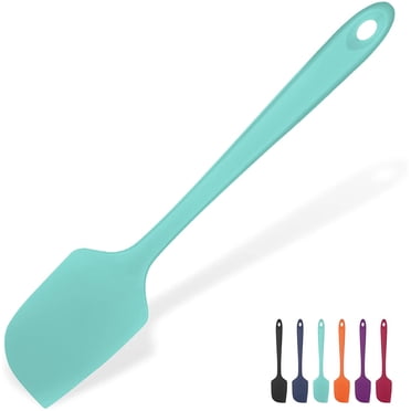 U-Taste Spatule Grand en Silicone 11,38 Po Résistante à la Chaleur Élevée 600 °F, de Qualité Alimentaire Sans BPA pour la Cuisine, la Cuisson, la Pâtisserie et le Mélange, une Pièce Sans Joint, Grattoir Flexible en Caoutchouc pour Bol et Casserole pour Batterie de Cuisine Antiadhésive (Aqua Sky)