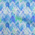 thumbnail image 1 of oneOone Polyester Lycra Medium Blue Fabric Swirl & Mandala Sewing Craft Projects Fabric Prints By Yard 56 Inch Wide, 1 of 4