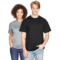 thumbnail image 2 of Hanes Beefy-T T-Shirt à Poche pour Hommes, 2TG, Noir, 2 of 3