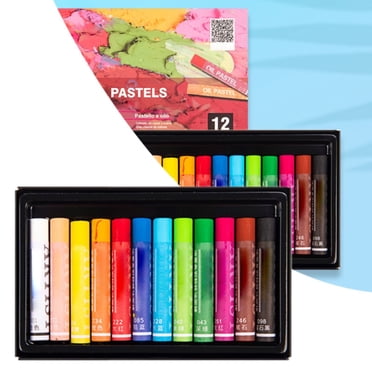 Pastels à l'Huile 48 Couleurs, Ensemble de Pastels à l'Huile Doux Kit d'Art de Dessin à l'Huile, Maison et Cuisine, 1X Ensemble de Pastels à l'Huile, par Meiiso