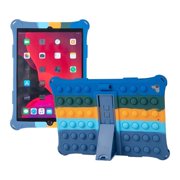 Tablet Case for iPad 9.7 2018 2017 5th 6th Funda Kids Stand Cover for iPad Air 5 4 10.2 7th 8th 9th 10th Generation Pro 11 Case Colorful DarkBlue iPad 10th Generation